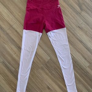 Gymshark Two Tone Crossover Waist Legging